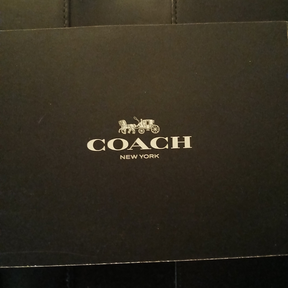 Authentic Coach Black Leather Daily Planner - Picture 6 of 8